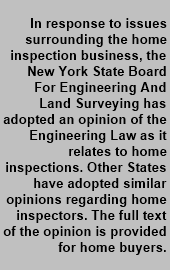 home inspection consumer alert